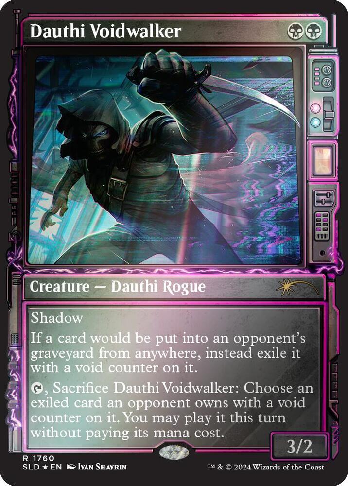 Dauthi Voidwalker (Rainbow Foil) 1760 card from Secret Lair Drop Series