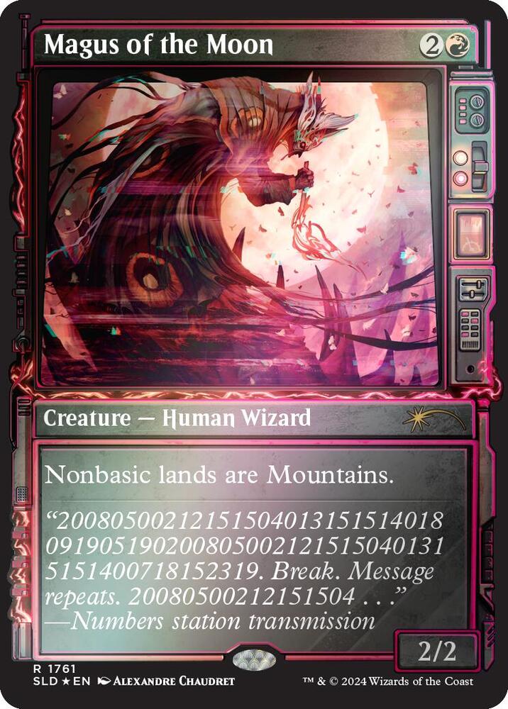 Magus of the Moon (Rainbow Foil) 1761 card from Secret Lair Drop Series