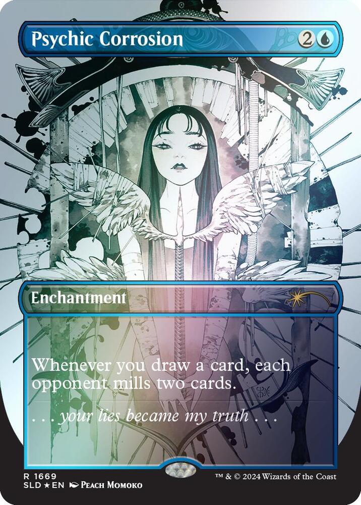 Psychic Corrosion (Rainbow Foil) 1669 card from Secret Lair Drop Series