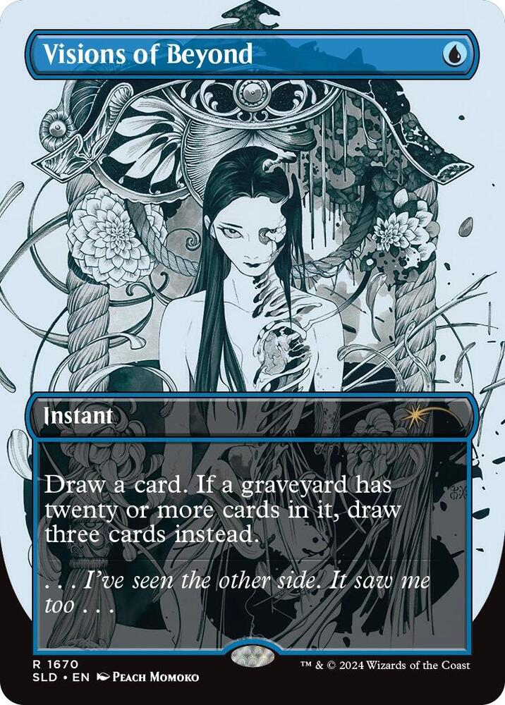 Visions of Beyond 1670 card from Secret Lair Drop Series