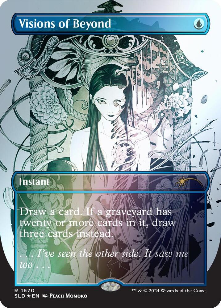 Visions of Beyond (Rainbow Foil) 1670 card from Secret Lair Drop Series