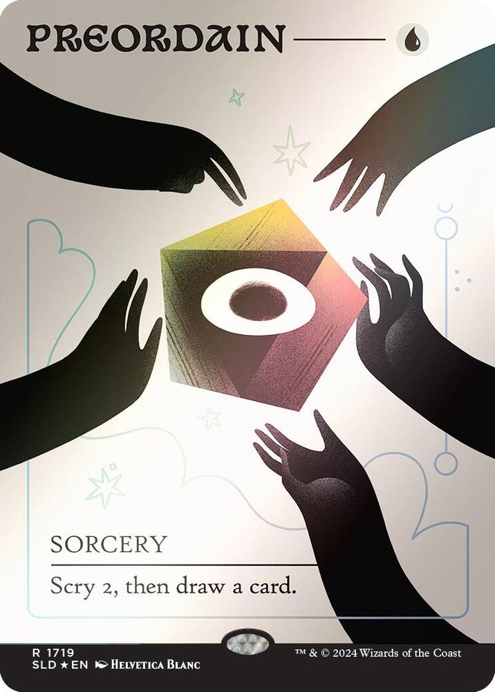 Preordain (Rainbow Foil) 1719 card from Secret Lair Drop Series