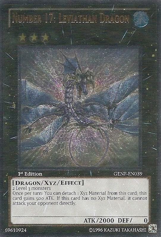 Number 17: Leviathan Dragon (UTR) GENF-EN039 card from Generation Force