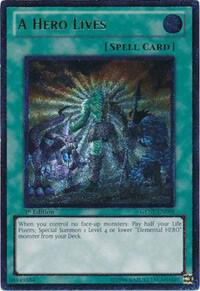 A Hero Lives (UTR) GENF-EN098 card from Generation Force
