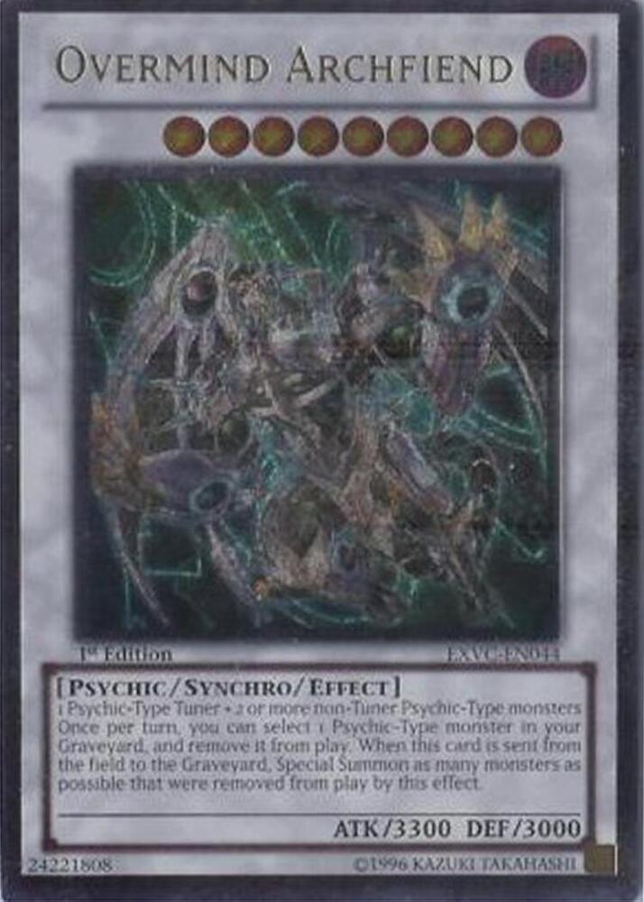 Overmind Archfiend (UTR) EXVC-EN044 card from Extreme Victory
