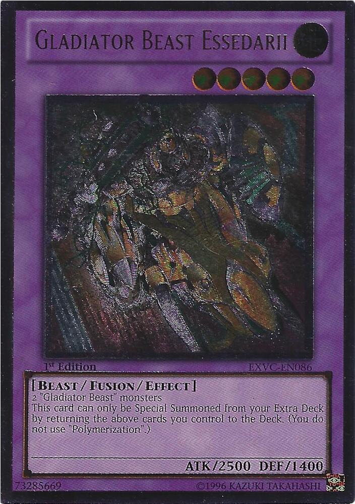 Gladiator Beast Essedarii (UTR) EXVC-EN086 card from Extreme Victory