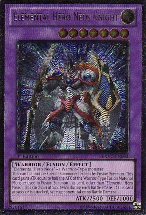 Elemental Hero Neos Knight (UTR) EXVC-EN093 card from Extreme Victory