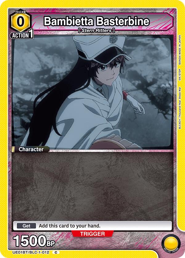 Bambietta Basterbine (Box Topper Foil) UE01BT/BLC-1-012 card from UE01BT: BLEACH: Thousand-Year Blood War