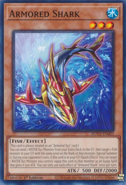 Armored Shark ROTA-EN003 card from Rage of the Abyss