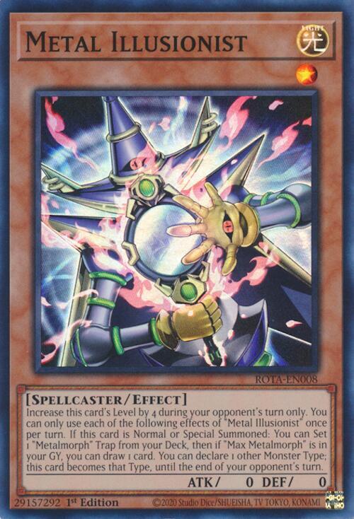 Metal Illusionist ROTA-EN008 card from Rage of the Abyss
