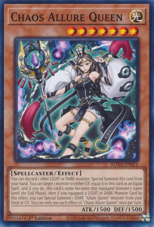 Chaos Allure Queen ROTA-EN011 card from Rage of the Abyss