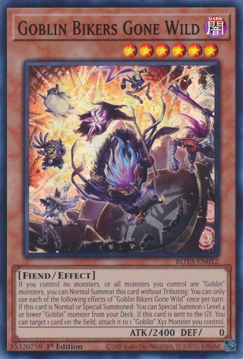 Goblin Bikers Gone Wild ROTA-EN012 card from Rage of the Abyss