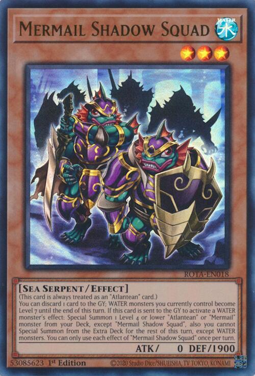 Mermail Shadow Squad ROTA-EN018 card from Rage of the Abyss