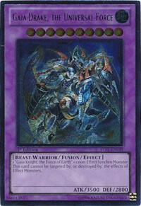 Gaia Drake, the Universal Force (UTR) STBL-EN039 card from Starstrike Blast