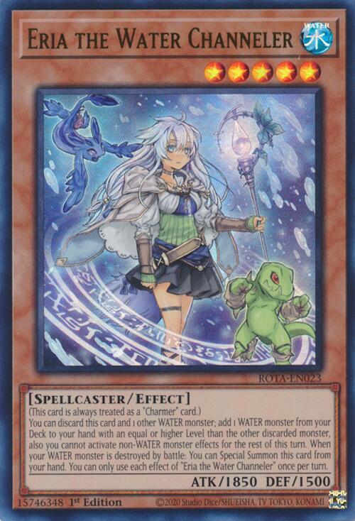 Eria the Water Channeler ROTA-EN023 card from Rage of the Abyss