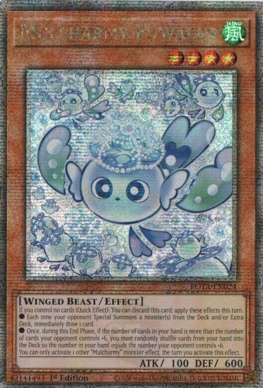 Mulcharmy Fuwalos (Quarter Century Secret Rare) ROTA-EN024 card from Rage of the Abyss