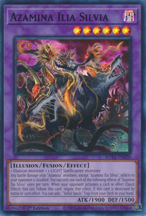 Azamina Ilia Silvia ROTA-EN030 card from Rage of the Abyss