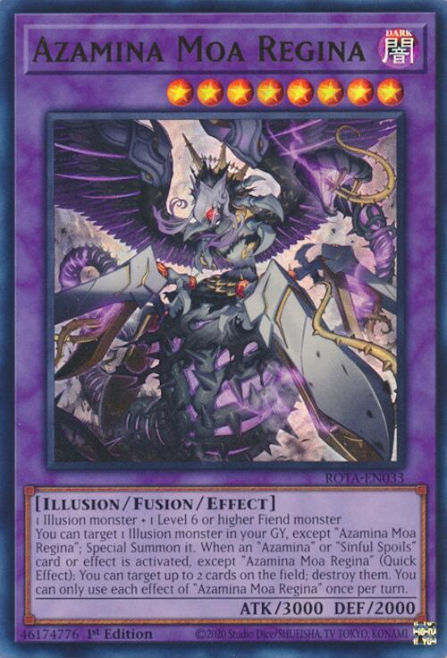 Azamina Moa Regina ROTA-EN033 card from Rage of the Abyss