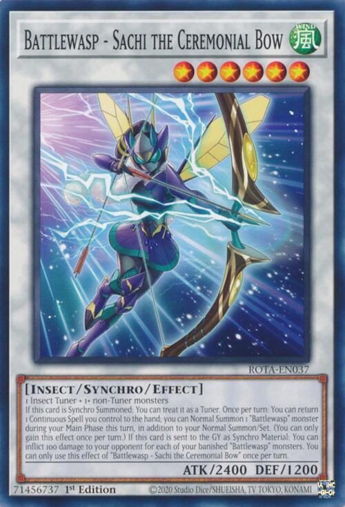Battlewasp - Sachi the Ceremonial Bow ROTA-EN037 card from Rage of the Abyss
