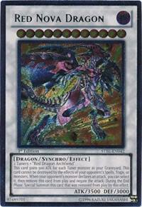 Red Nova Dragon (UTR) STBL-EN042 card from Starstrike Blast