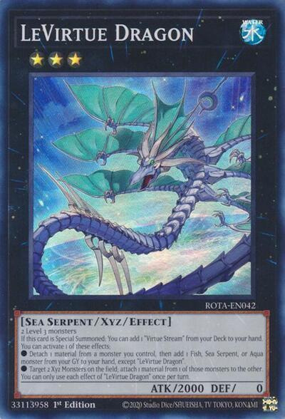 LeVirtue Dragon ROTA-EN042 card from Rage of the Abyss