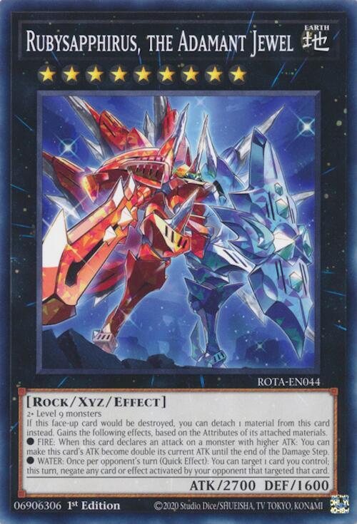 Rubysapphirus, the Adamant Jewel ROTA-EN044 card from Rage of the Abyss