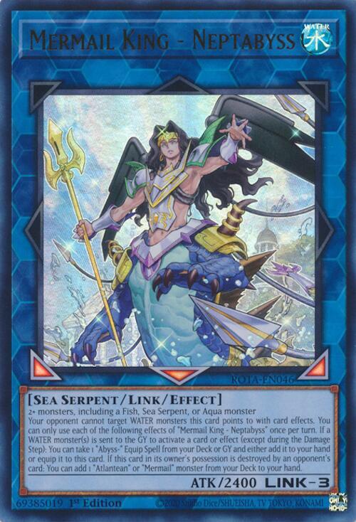 Mermail King - Neptabyss ROTA-EN046 card from Rage of the Abyss