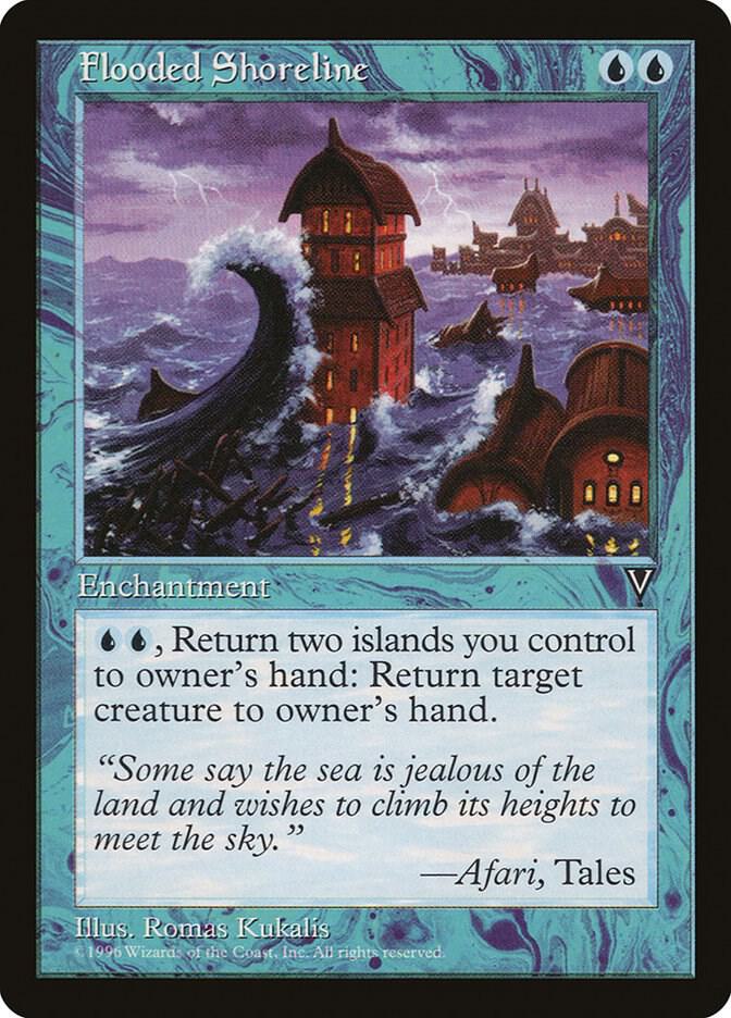 Flooded Shoreline card from Visions