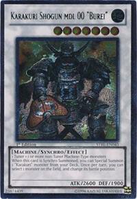 Karakuri Shogun mdl 00 "Burei" (UTR) STBL-EN043 card from Starstrike Blast