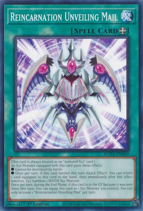 Reincarnation Unveiling Mail ROTA-EN049 card from Rage of the Abyss