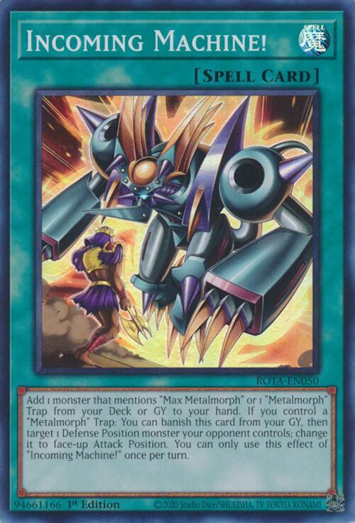 Incoming Machine! ROTA-EN050 card from Rage of the Abyss
