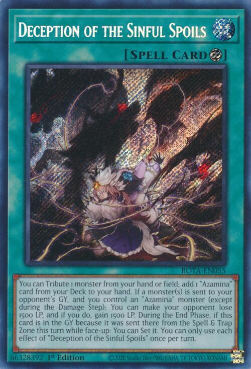Deception of the Sinful Spoils ROTA-EN055 card from Rage of the Abyss