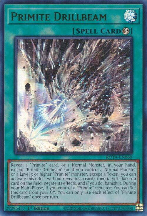 Primite Drillbeam ROTA-EN060 card from Rage of the Abyss