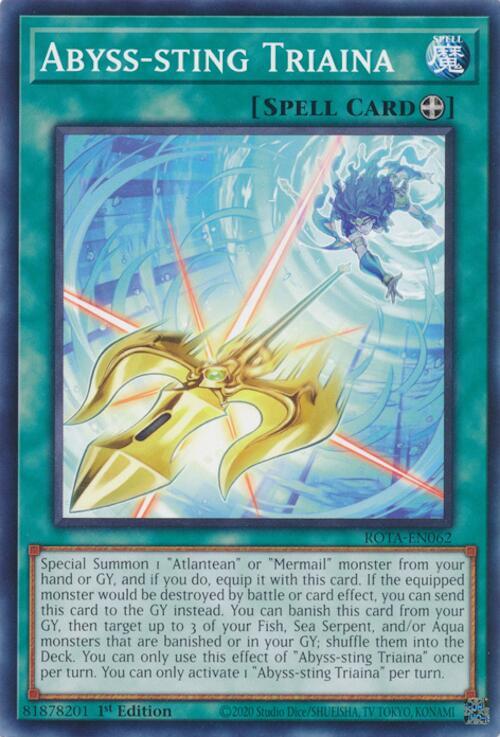 Abyss-sting Triaina ROTA-EN062 card from Rage of the Abyss