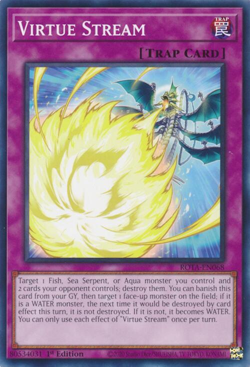 Virtue Stream ROTA-EN068 card from Rage of the Abyss