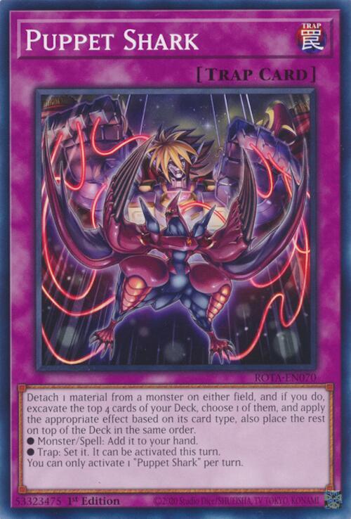 Puppet Shark ROTA-EN070 card from Rage of the Abyss