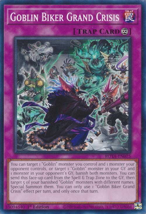 Goblin Biker Grand Crisis ROTA-EN075 card from Rage of the Abyss