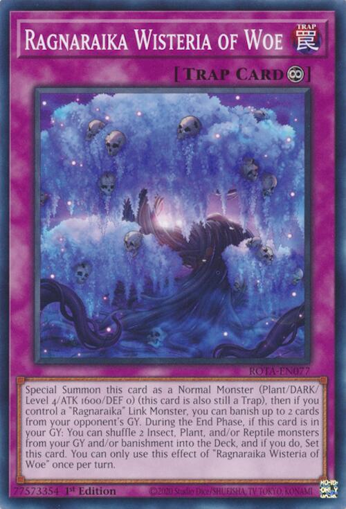 Ragnaraika Wisteria of Woe ROTA-EN077 card from Rage of the Abyss