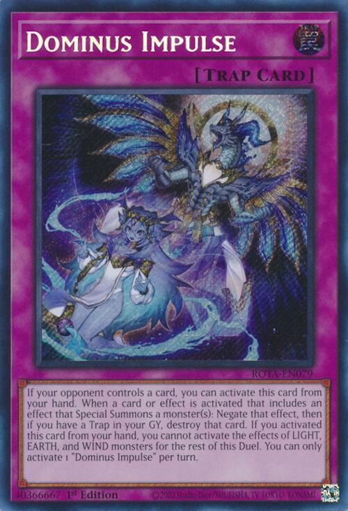 Dominus Impulse ROTA-EN079 card from Rage of the Abyss