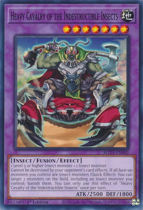 Heavy Cavalry of the Indestructible Insects ROTA-EN082 card from Rage of the Abyss