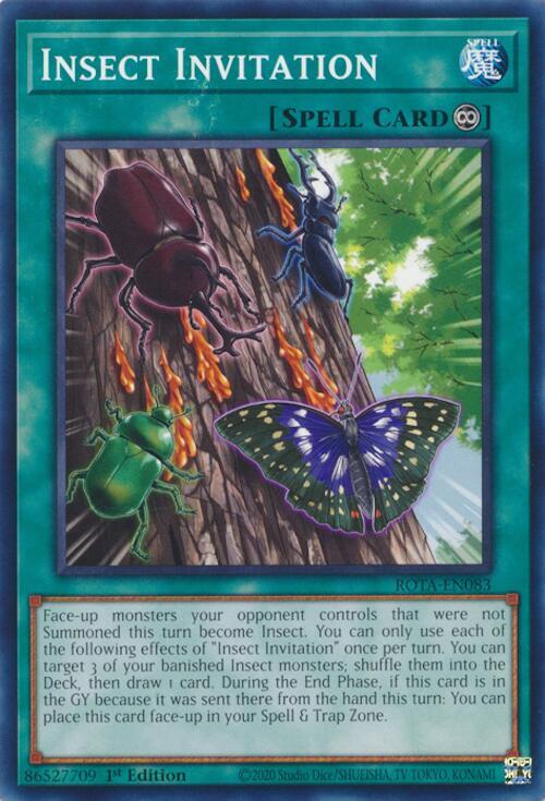 Insect Invitation ROTA-EN083 card from Rage of the Abyss