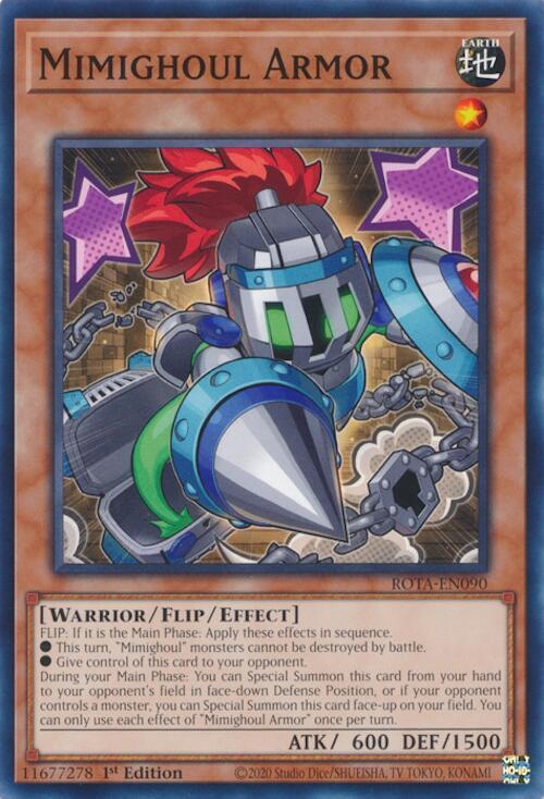 Mimighoul Armor ROTA-EN090 card from Rage of the Abyss