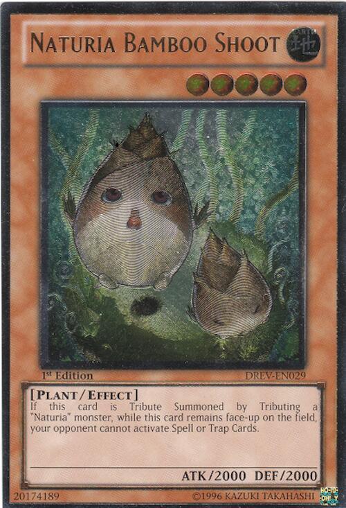 Naturia Bamboo Shoot (UTR) DREV-EN029 card from Duelist Revolution