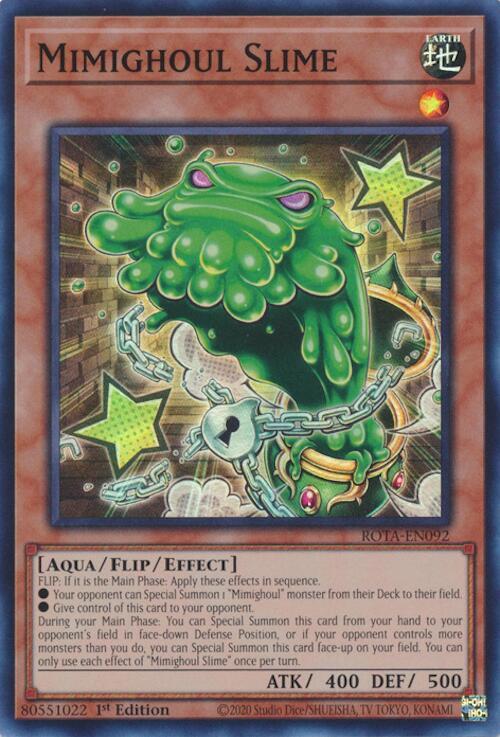 Mimighoul Slime ROTA-EN092 card from Rage of the Abyss