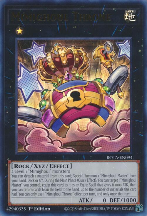 Mimighoul Throne ROTA-EN094 card from Rage of the Abyss