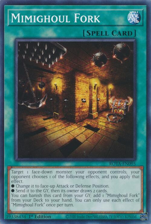 Mimighoul Fork ROTA-EN095 card from Rage of the Abyss