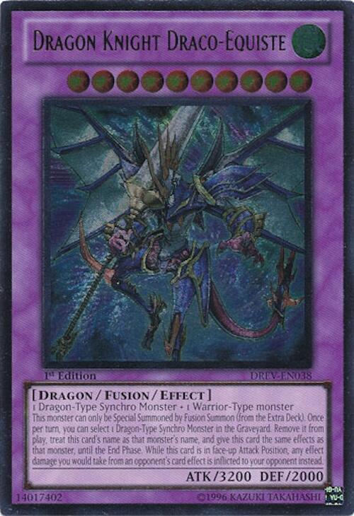 Dragon Knight Draco-Equiste (UTR) DREV-EN038 card from Duelist Revolution