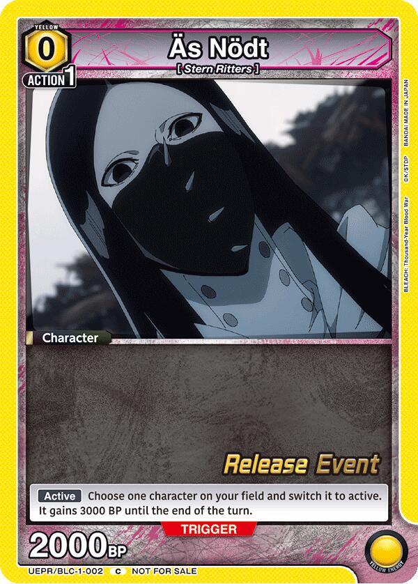 As Nodt UEPR/BLC-1-002 card from UE01BT: BLEACH: Thousand-Year Blood War Release Event Cards