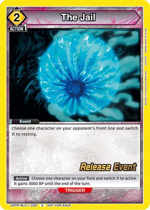 The Jail UEPR/BLC-1-030 card from UE01BT: BLEACH: Thousand-Year Blood War Release Event Cards
