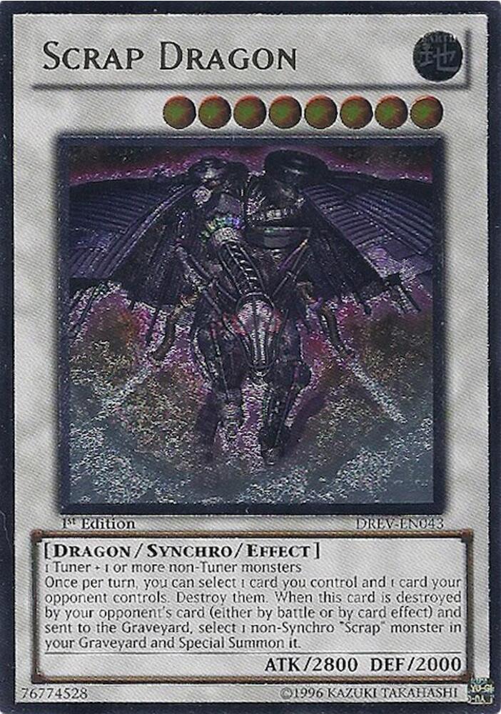Scrap Dragon (UTR) DREV-EN043 card from Duelist Revolution